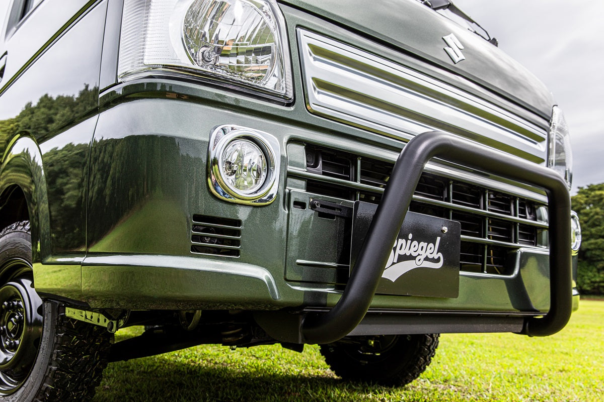 【キャリイトラック DA16T】 ブルバー ブラックタイプ ※スーパーキャリイ装着可 ※2WD/4WD装着可 ※沖縄・離島配送不可