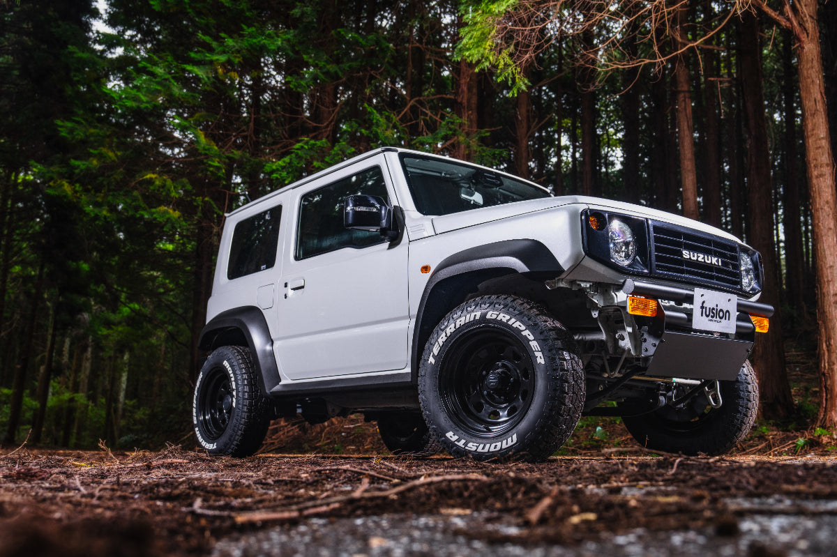 【ジムニー JB74W/JC74W】 フロントバンパー Type3 ブラック fusion