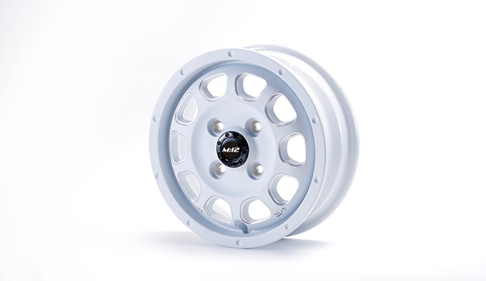 12インチ アルミホイール マットホワイト MATTE TWELVE 単品 – fusion