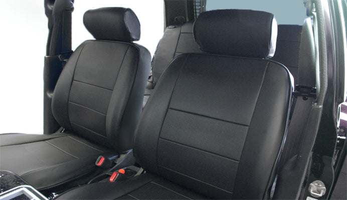 【ジムニー JB64W/JB74W/JC74W】 シートカバー フロント ヘッドレスト分離 (H30.07~)