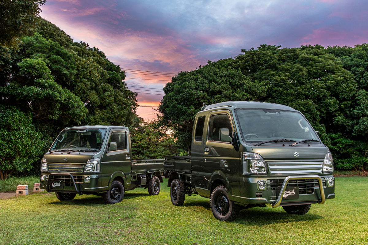 【キャリイトラック DA16T】 ブルバー 鏡面タイプ ※スーパーキャリイ装着可  ※2WD/4WD装着可  ※沖縄・離島配送不可  ※同梱発送不可