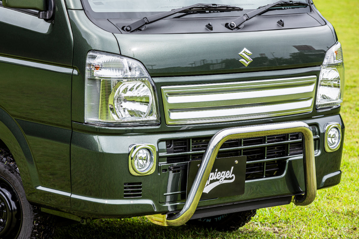 【キャリイトラック DA16T】 ブルバー 鏡面タイプ ※スーパーキャリイ装着可  ※2WD/4WD装着可  ※沖縄・離島配送不可  ※同梱発送不可