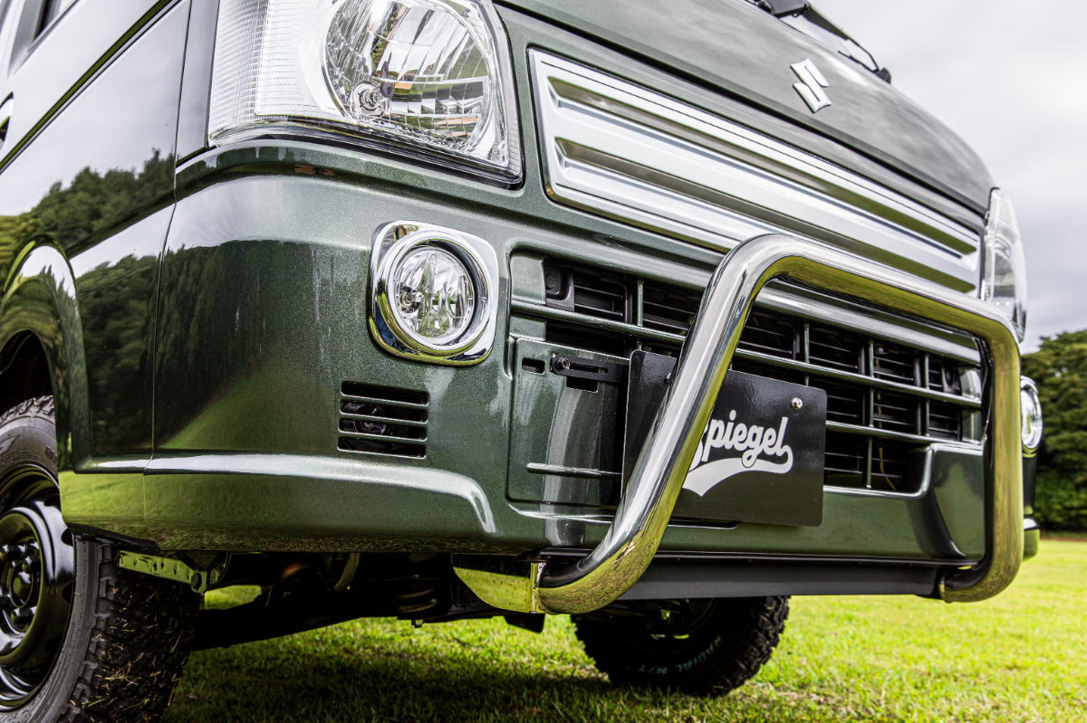 【キャリイトラック DA16T】 ブルバー 鏡面タイプ ※スーパーキャリイ装着可  ※2WD/4WD装着可  ※沖縄・離島配送不可  ※同梱発送不可