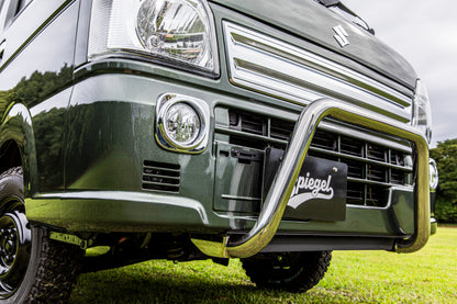 【キャリイトラック DA16T】 ブルバー 鏡面タイプ ※スーパーキャリイ装着可  ※2WD/4WD装着可  ※沖縄・離島配送不可  ※同梱発送不可