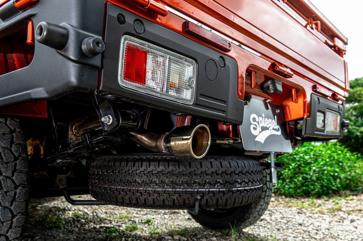 【ハイゼットトラック(ジャンボ) S500P/S510P】 軽トラック専用車検対応マフラー LS-304 (R3.12～)