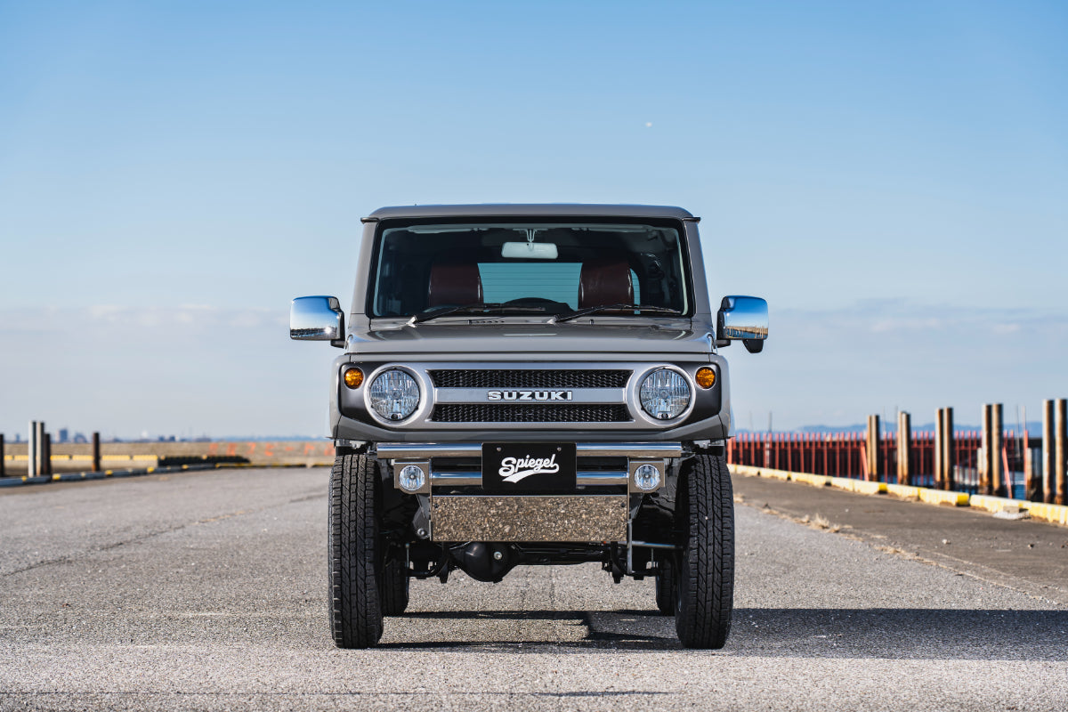 【ジムニー JB64W/JB74W/JC74W】 フロントフェイスグリル 未塗装 fusion