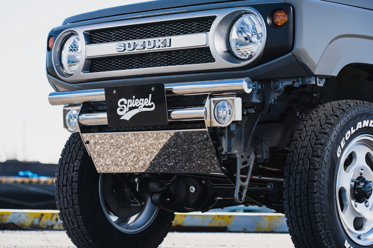 【ジムニー JB64W/JB74W/JC74W】 フロントフェイスグリル 未塗装 fusion