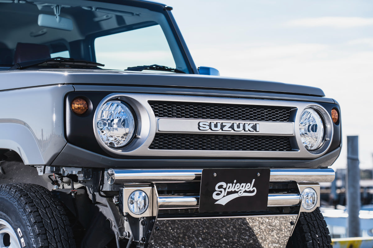 【ジムニー JB64W/JB74W/JC74W】 フロントフェイスグリル 未塗装 fusion