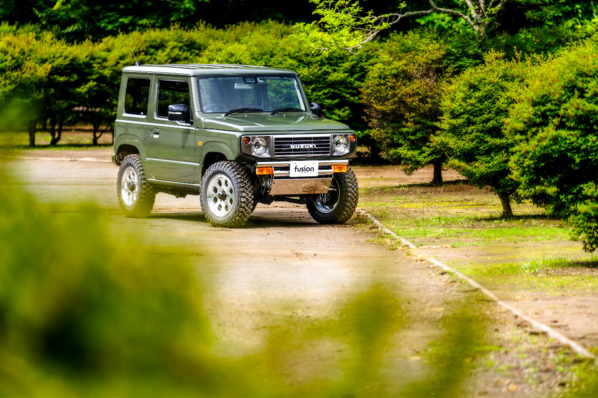 【ジムニー JB64W】 フロントバンパー Type3 鏡面 fusion