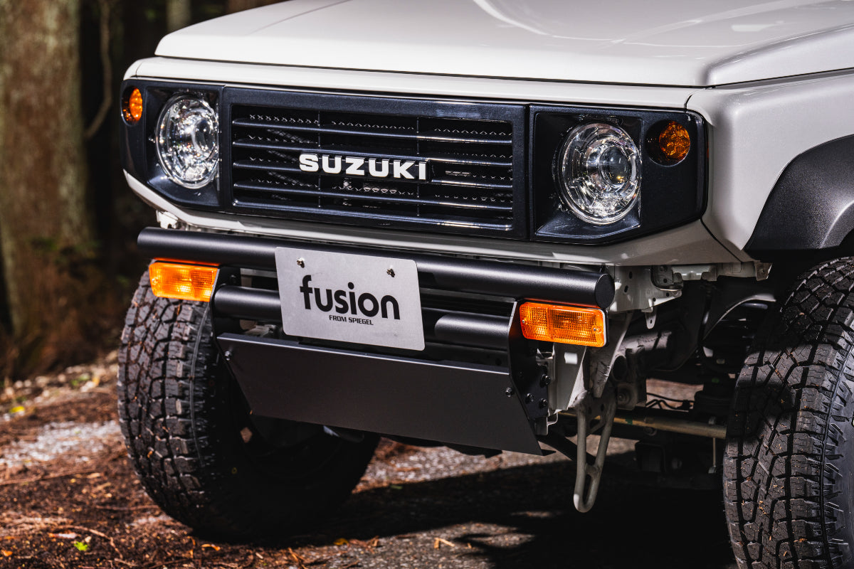 【ジムニー JB74W/JC74W】 フロントバンパー Type3 ブラック fusion