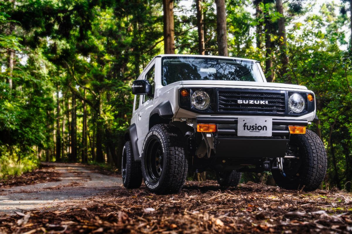 【ジムニー JB74W/JC74W】 フロントバンパー Type3 ブラック fusion