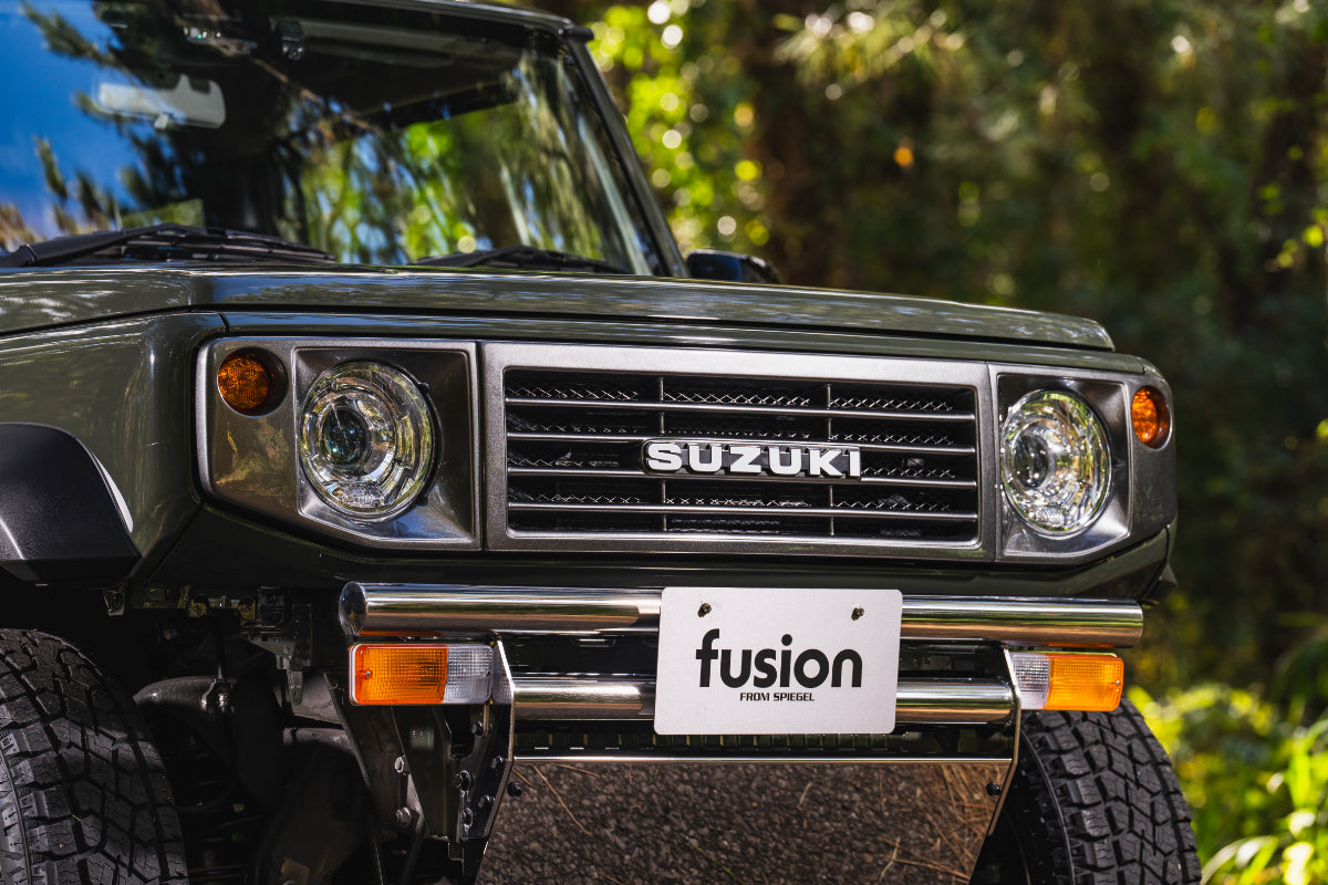 【ジムニー JB74W/JC74W】 フロントバンパー 鏡面 fusion