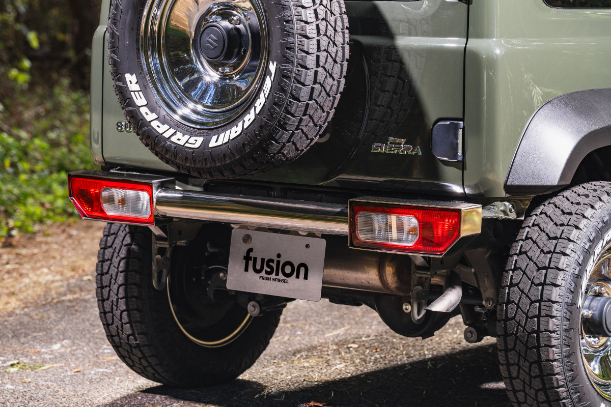 【ジムニー JB74W/JC74W】 リアバンパー 鏡面 fusion