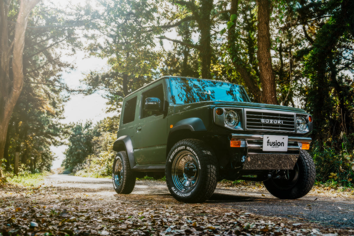 【ジムニー JB74W/JC74W】 フロントバンパー Type3 鏡面 fusion