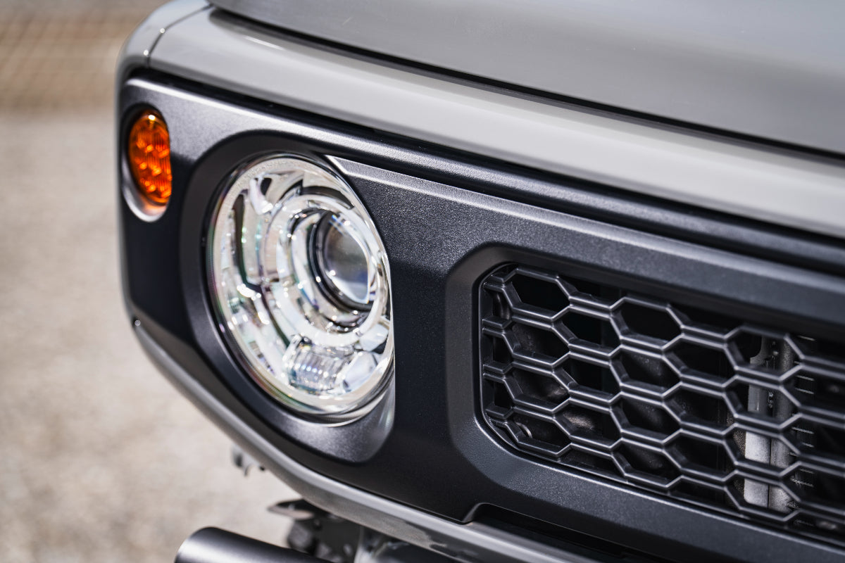 【ジムニー JB64W/JB74W/JC74W】 シンプルスタイルグリル TypeB（ABS製 塗装済み） ブラック fusion