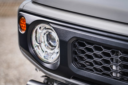 【ジムニー JB64W/JB74W/JC74W】 シンプルスタイルグリル TypeB（ABS製 塗装済み） ブラック fusion