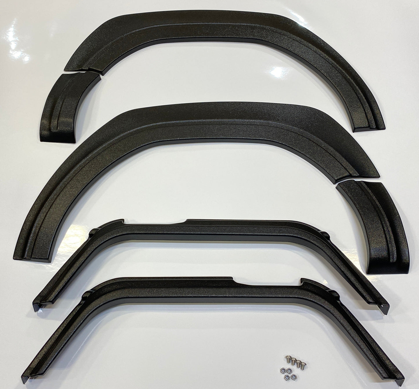【ハイゼットトラック/ジャンボ S500P/S510P】 ワイドフェンダー9 タイプ2 塗装済 シボブラック ABS製 fusion