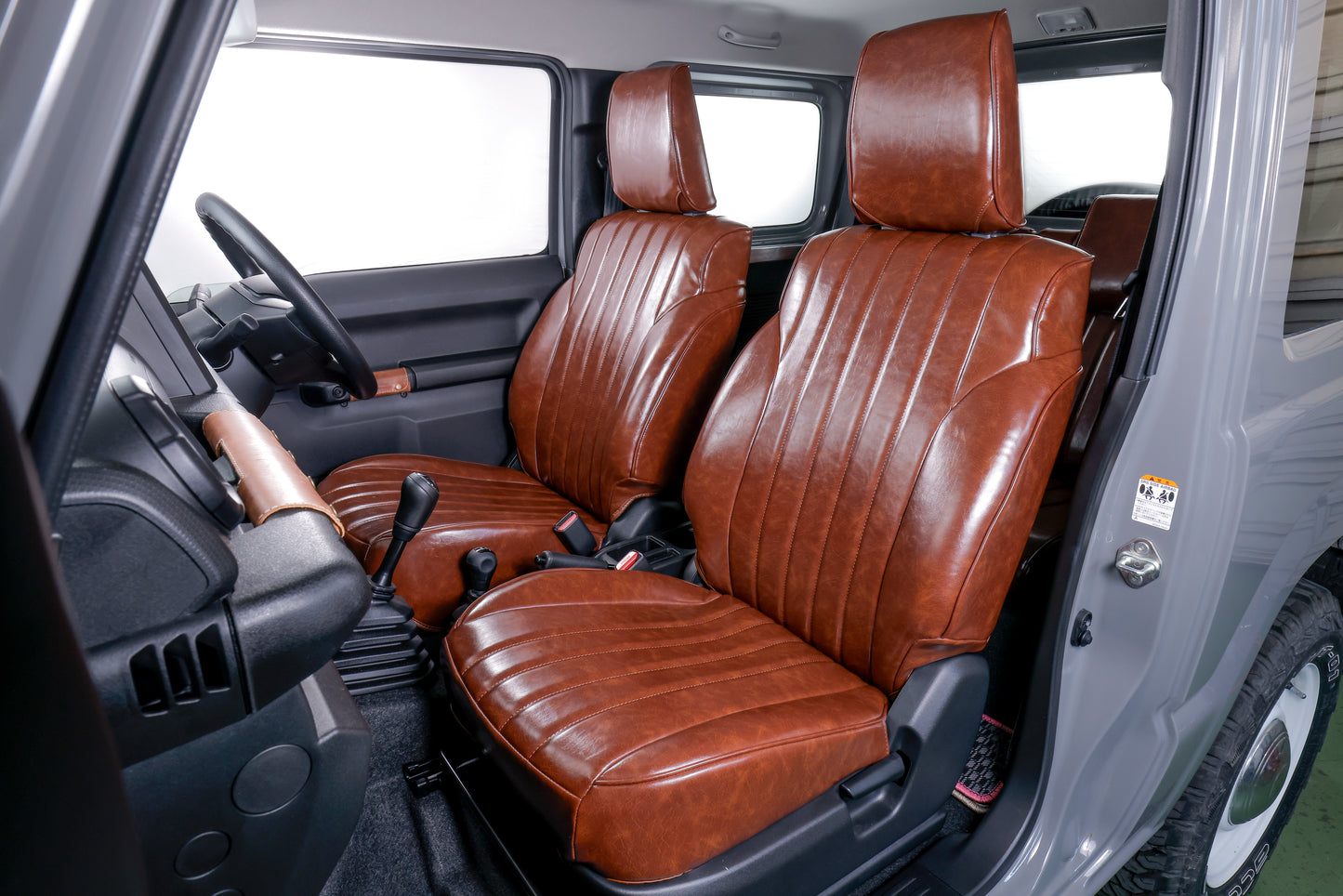 【ジムニー JB64W/JB74W】 Vincent Old Style Cover (ヴィンセント オールド スタイル カバー)  ダークブラウン