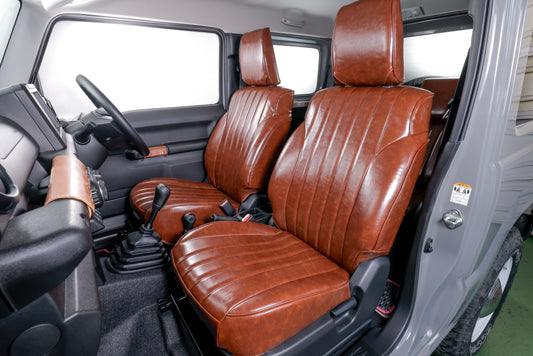 【ジムニー JB64W/JB74W】 Vincent Old Style Cover (ヴィンセント オールド スタイル カバー)  ダークブラウン