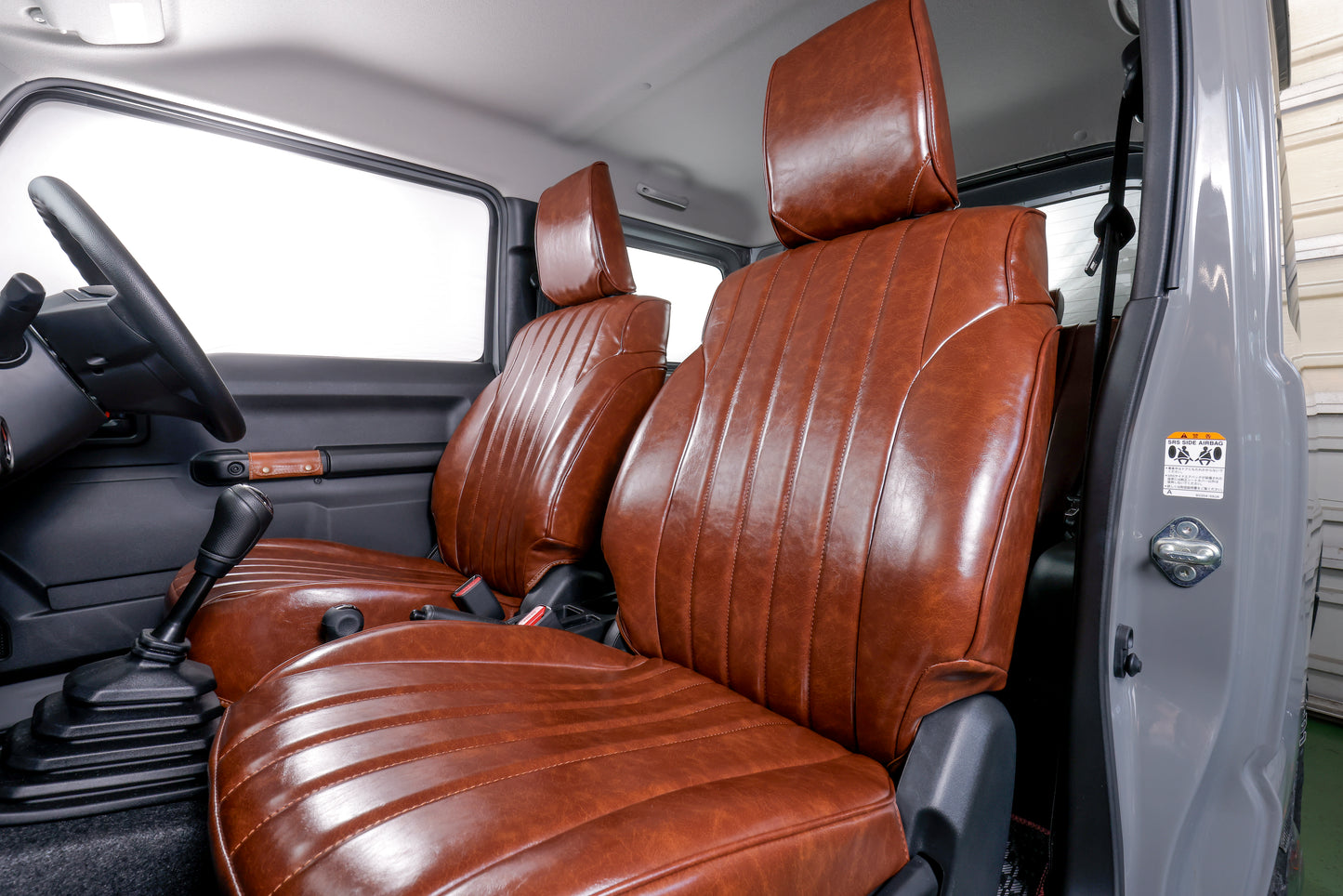 【ジムニー JB64W/JB74W】 Vincent Old Style Cover (ヴィンセント オールド スタイル カバー)  ダークブラウン