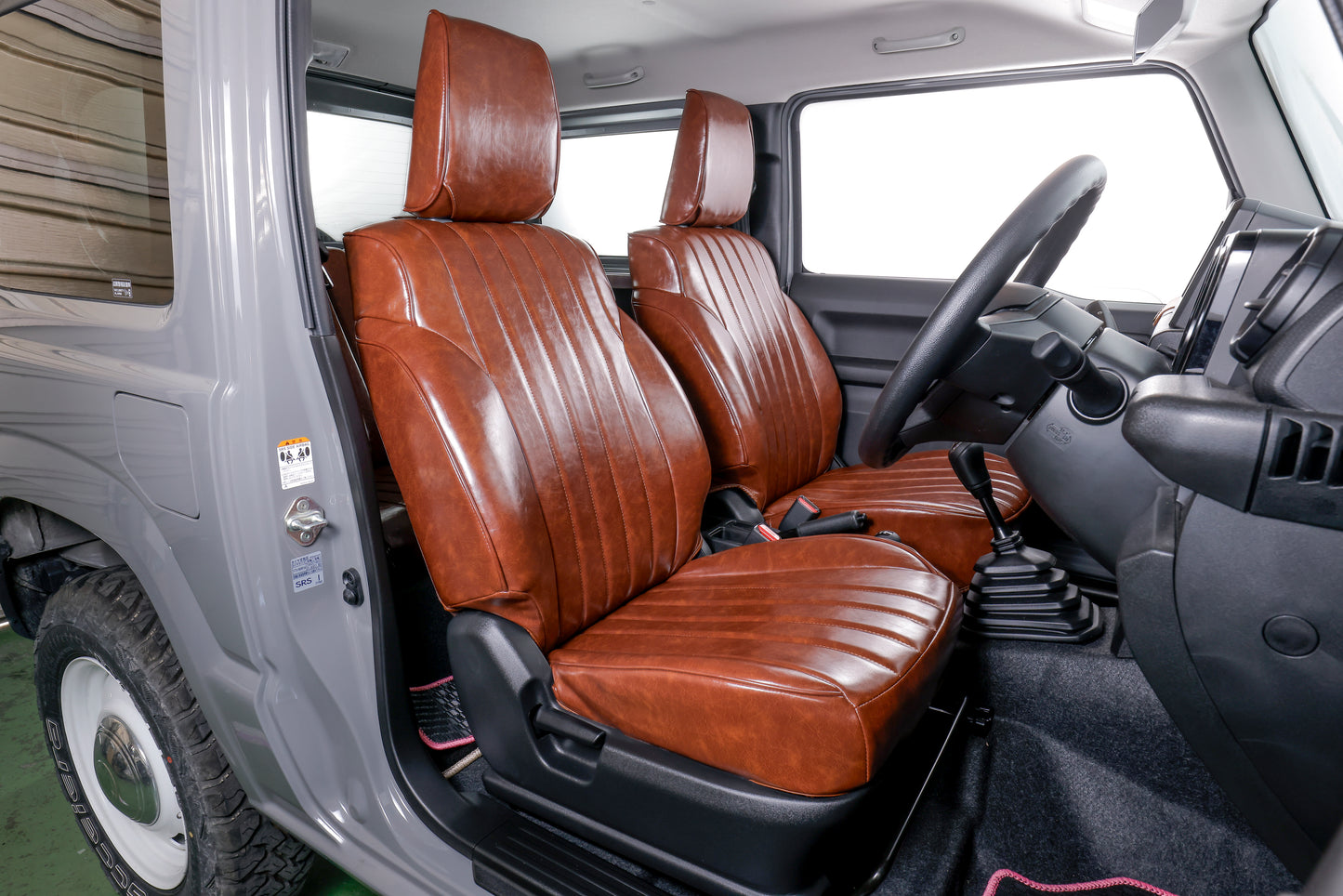 【ジムニー JB64W/JB74W】 Vincent Old Style Cover (ヴィンセント オールド スタイル カバー)  ダークブラウン