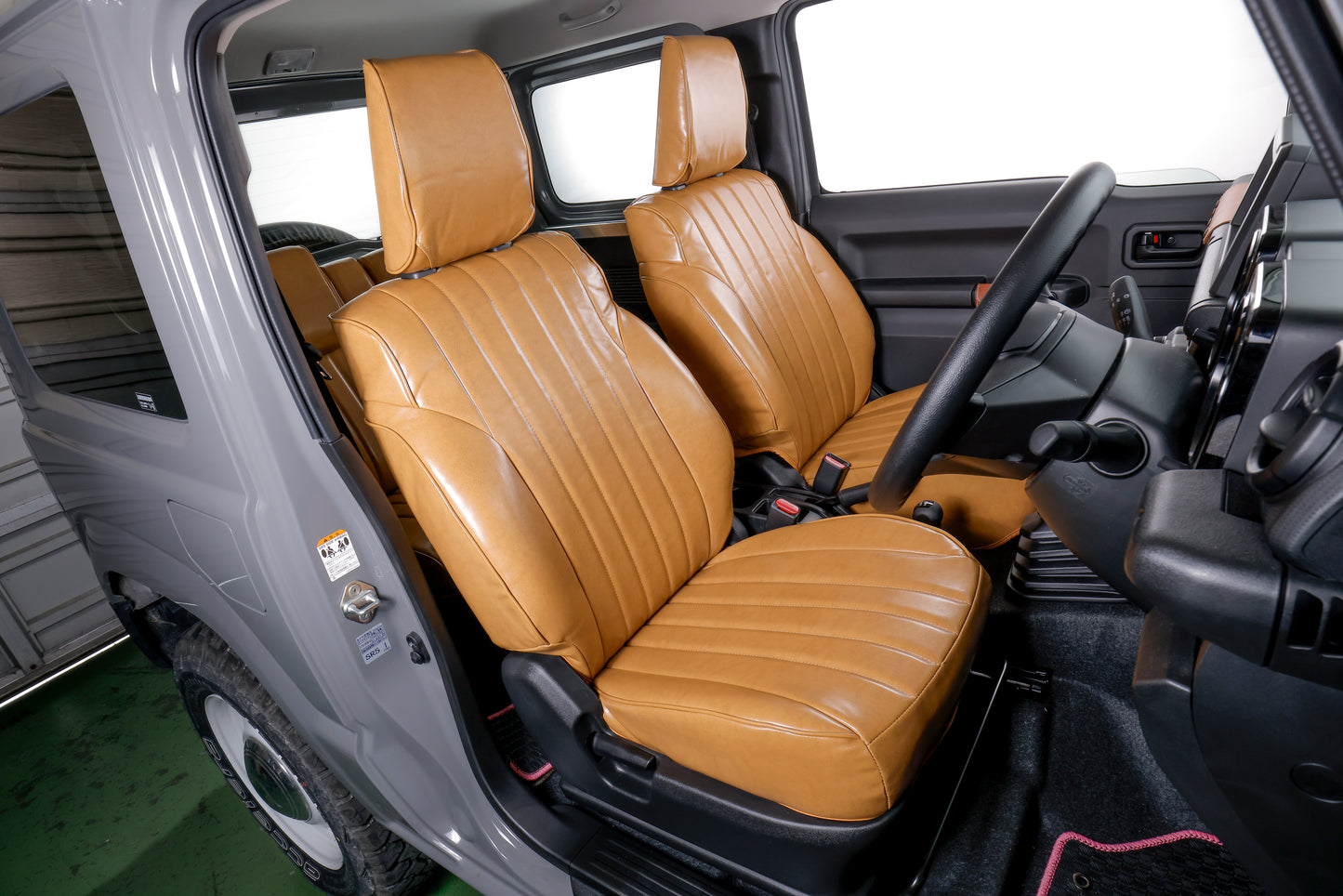 【ジムニー JB64W/JB74W】 Vincent Old Style Cover (ヴィンセント オールド スタイル カバー)  キャメル