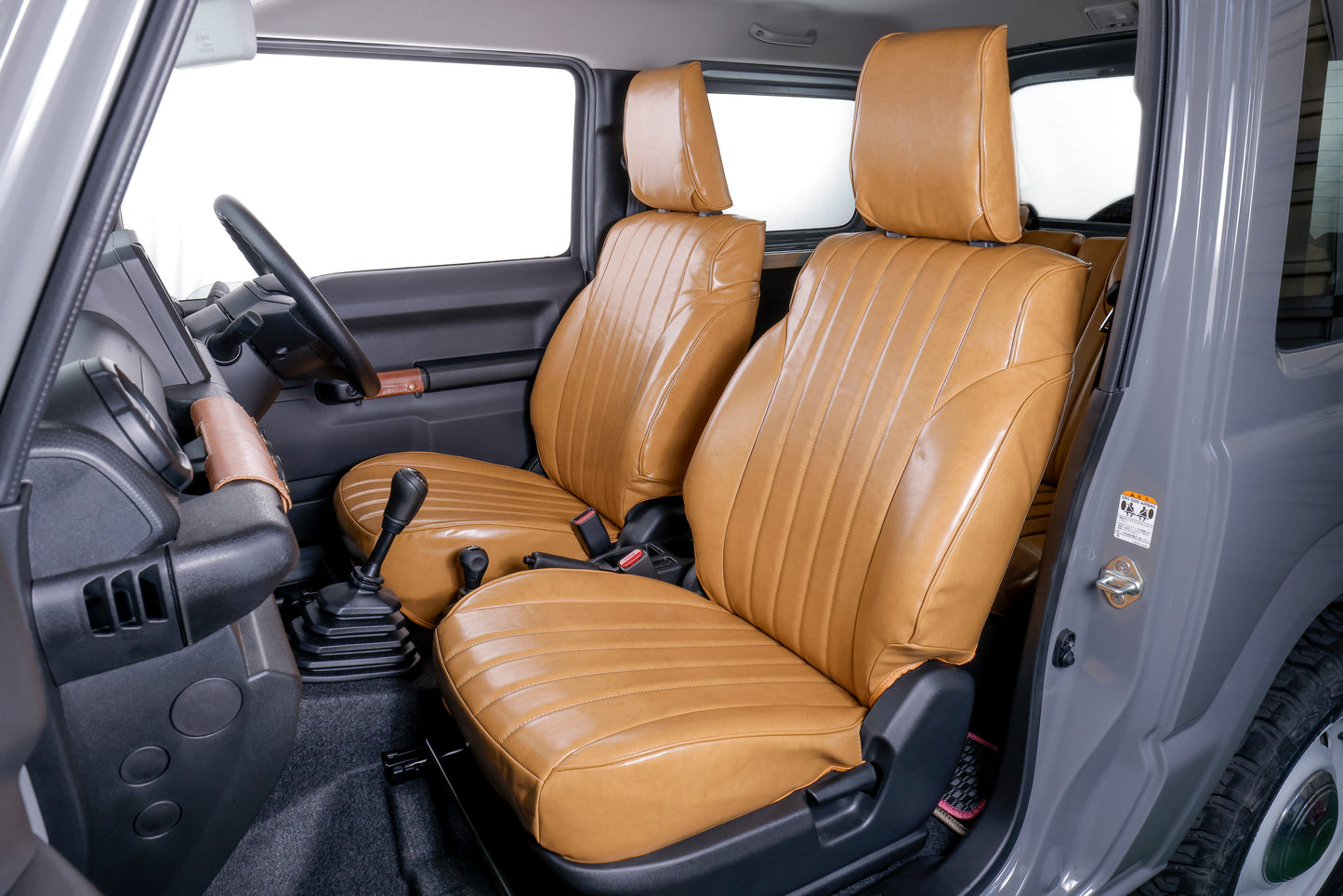 【ジムニー JB64W/JB74W】 Vincent Old Style Cover (ヴィンセント オールド スタイル カバー)  キャメル