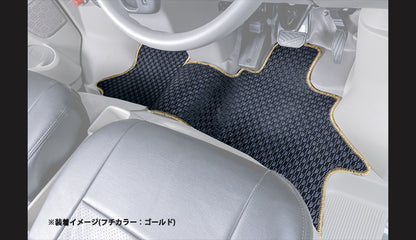 【エブリイ DA17V】 ラバーフロアマット (グレード：GA/PA/PC/PCリミテッド/PAリミテッド) (H27.02～) ※AT車専用