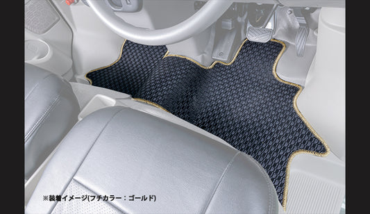 【エブリイ DA17V】 ラバーフロアマット (グレード：GA/PA/PC/PCリミテッド/PAリミテッド) (H27.02～) ※AT車専用